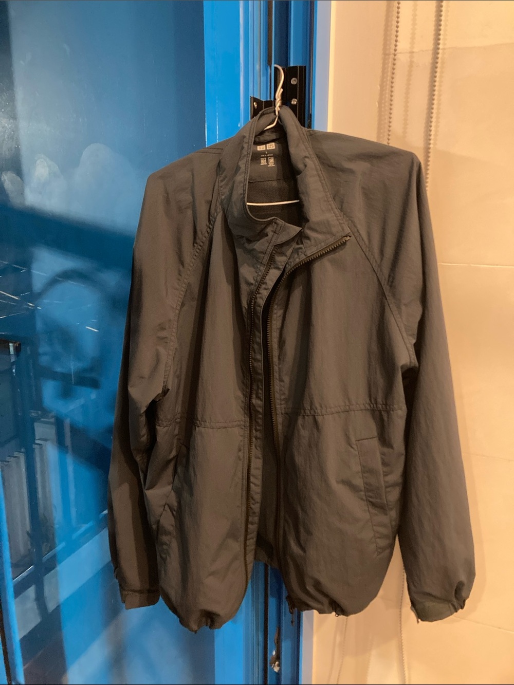 Men's Lightweight Full-Zip Jacket - Dark Gray